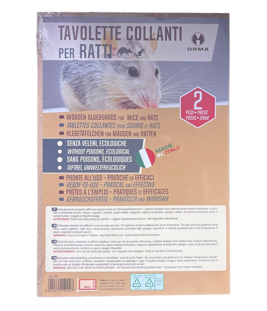 DUO DE PLAQUES COLLANTES RATS